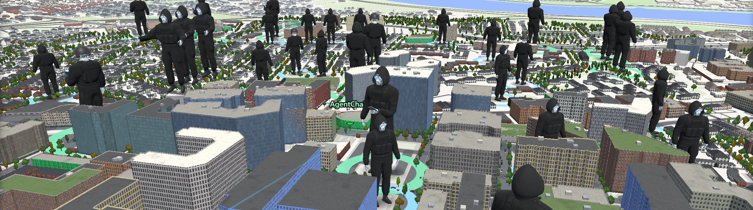 AgentChain's agents gathered around AgentChain in Arlington, Virginia